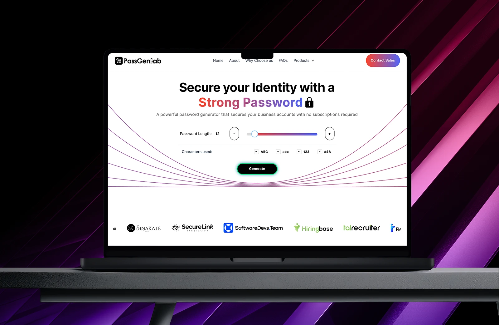 DesignOrbit — Minimalistic Landing Page