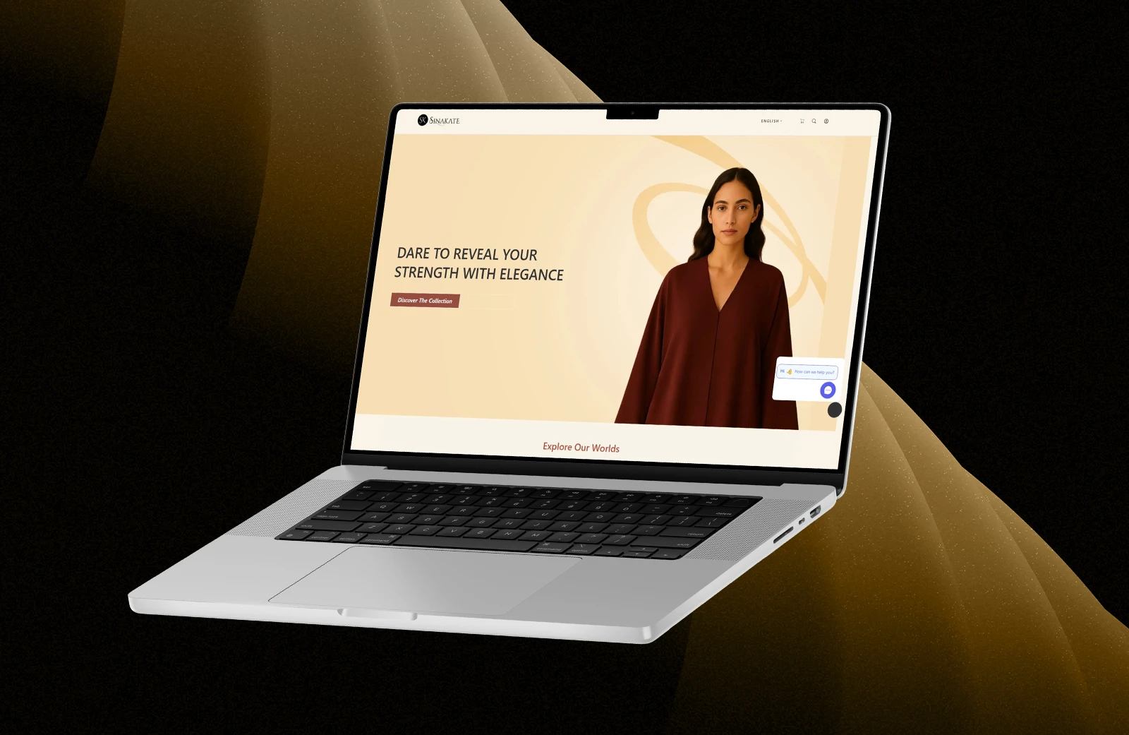 DesignOrbit — Minimalistic Landing Page